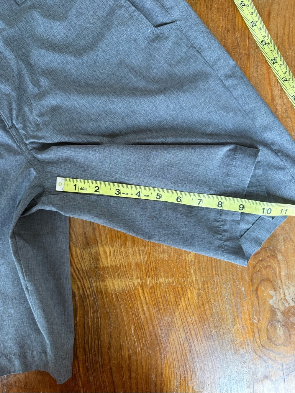 RSQ Men or Boy’s Gray Mid-Length Hybrid Submersible Shorts, 4 Way Stretch, 29 - Picture 6 of 7